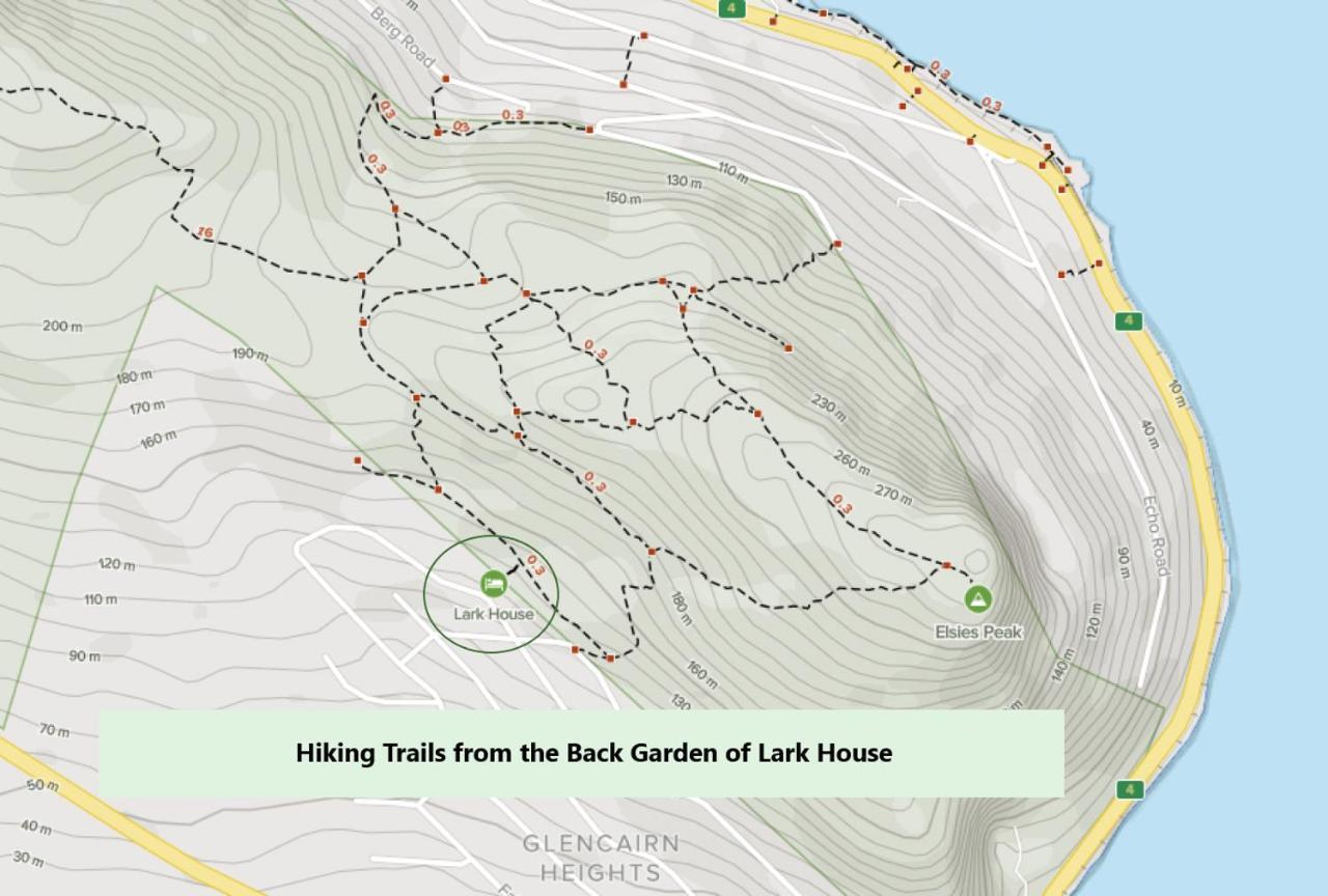 Lark House, Peaceful Mountain Home With Ocean Views And Power Backup 开普敦 外观 照片